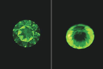 5粒 CVD合成钻石的鉴定特征